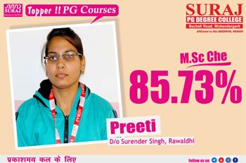 Suraj PG Degree College, Mahendergarh